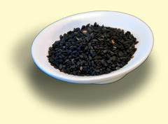 Photograph of dark sesame seed